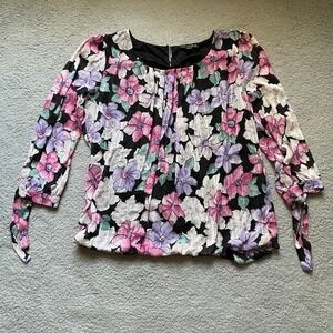 Sara Michelle Half Sleeve Tank Top Multicolor Women's Extra Large Womens Floral